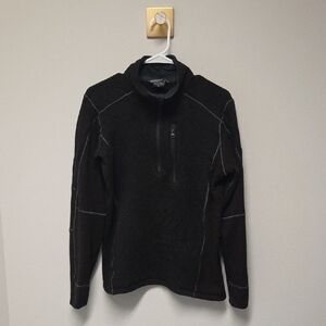 Kuhl Interceptr 1/4 Zip Fleece Pullover Sweater Brown Mens M